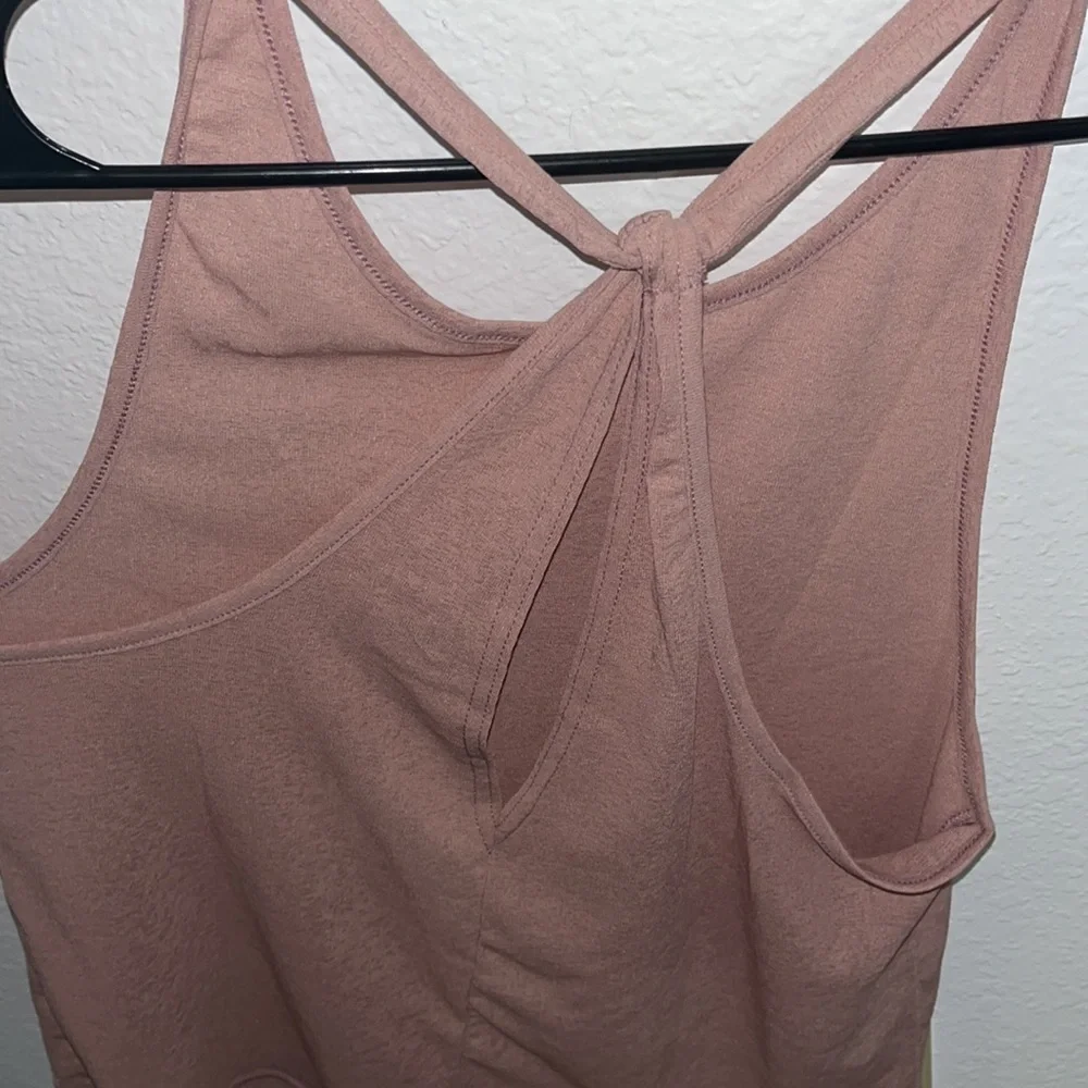 Open Back Racerback Workout Tank Top - Picture 3 of 3